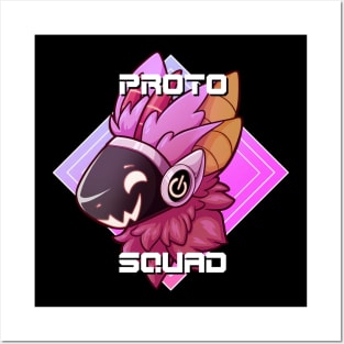 Proto Squad - With Text Alternate Color Design Posters and Art